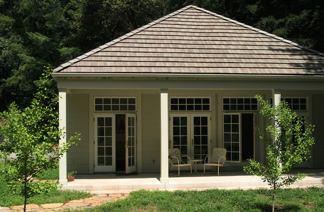 sheltering roof